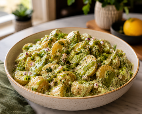 Green Goodness Herby Potato Salad