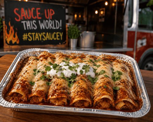 El Fuego Smoky Chicken Enchiladas