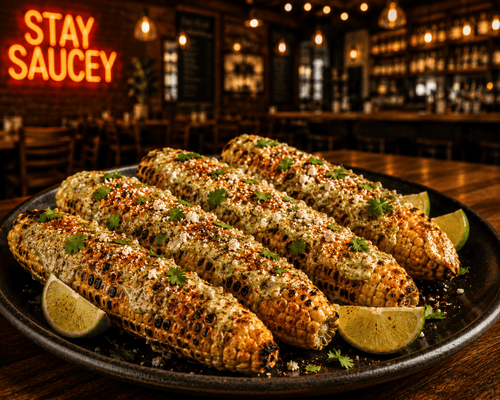 Green Goodness Grilled Street Corn