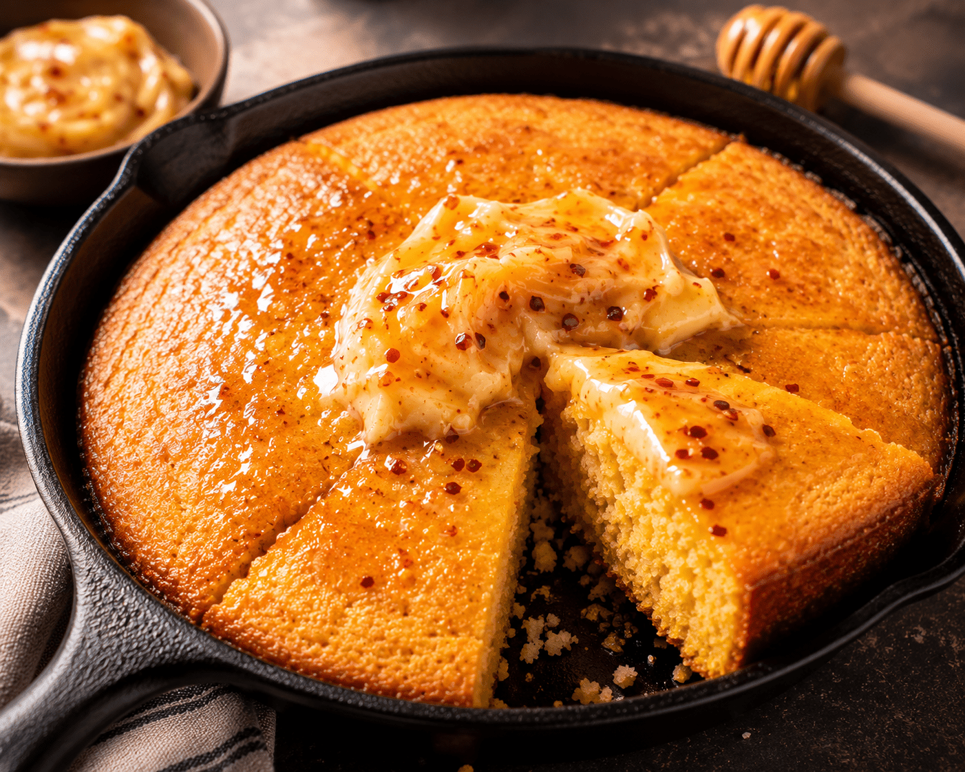 Lucifer Sweet Heat Honey Butter Cornbread