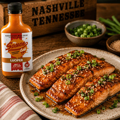 Lucifer Glazed Salmon