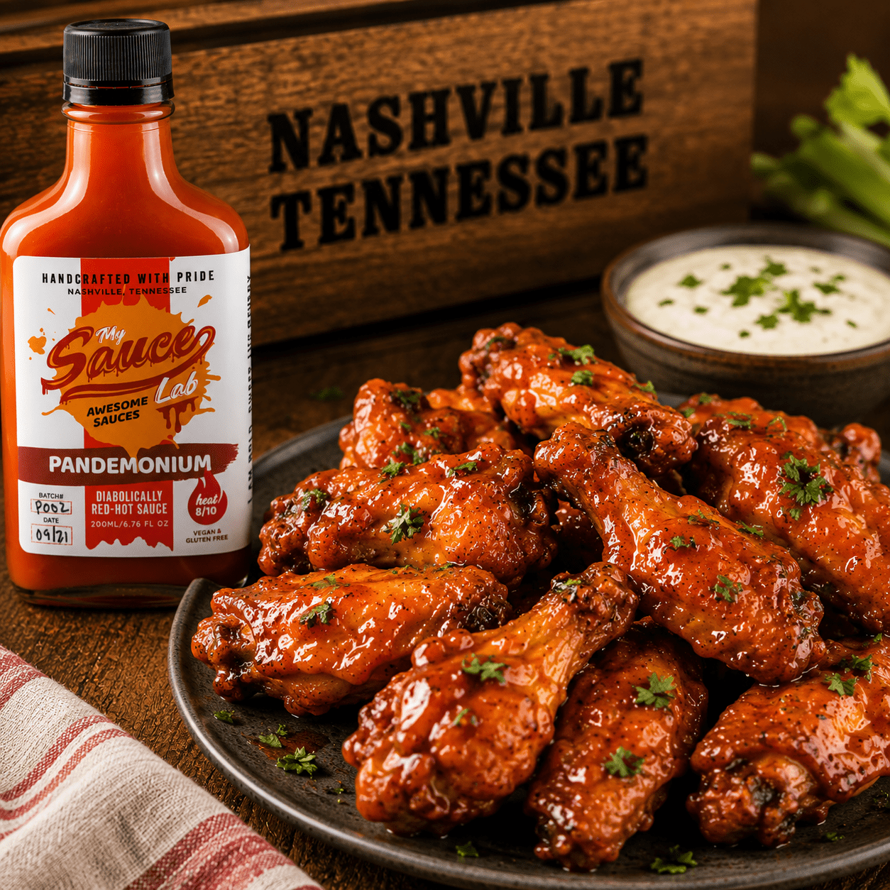 Pandemonium Glazed Wings